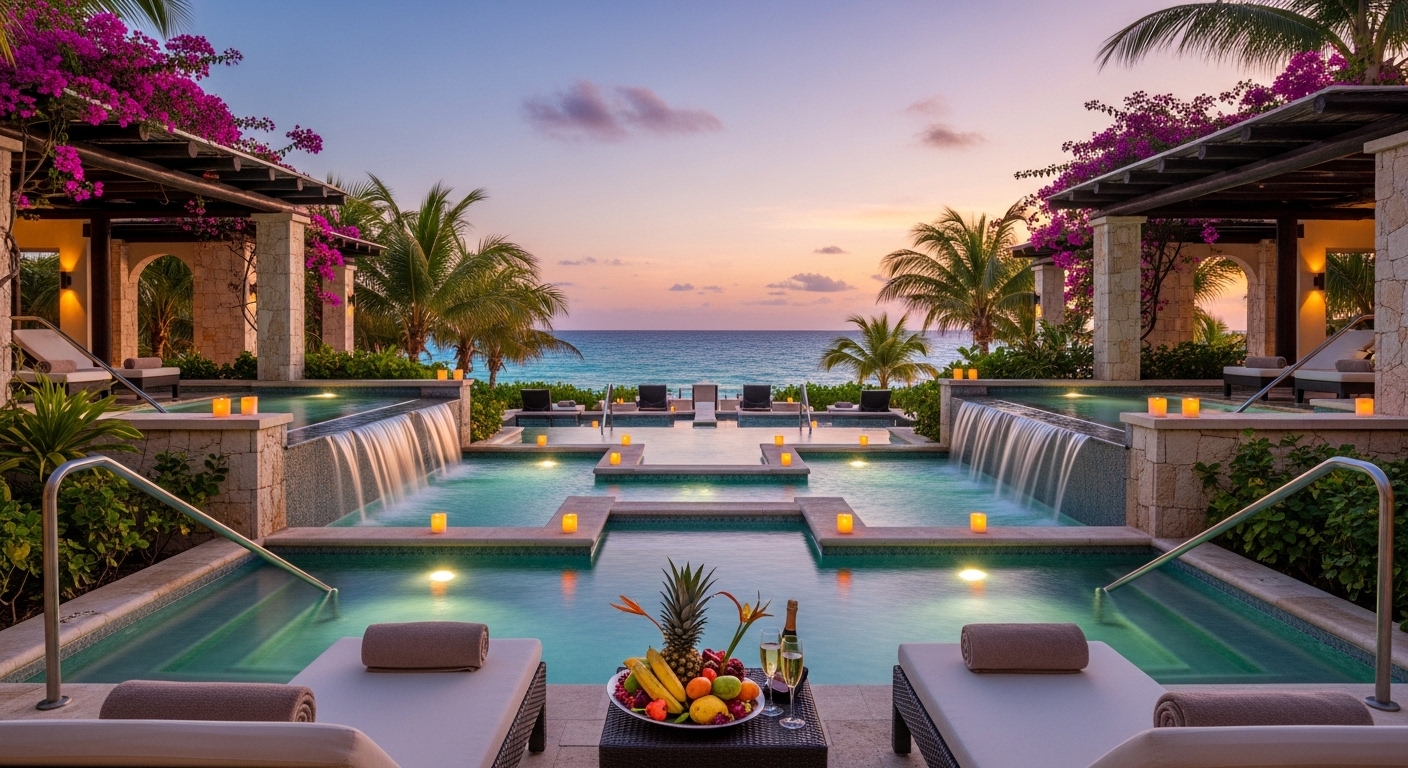 honeymoon all inclusive romantic cancun spa