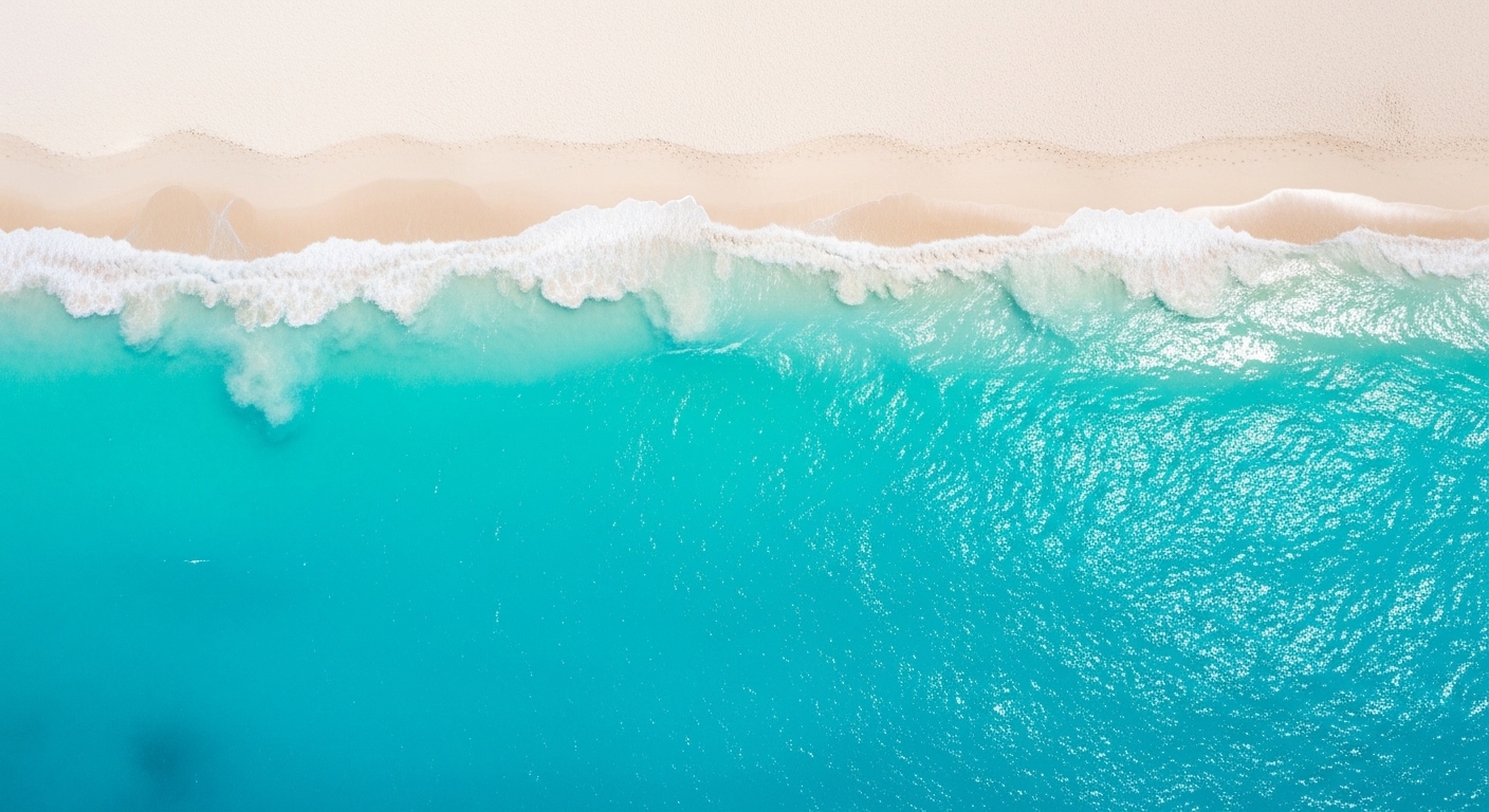 cancun beaches turquoise water aerial drone photography