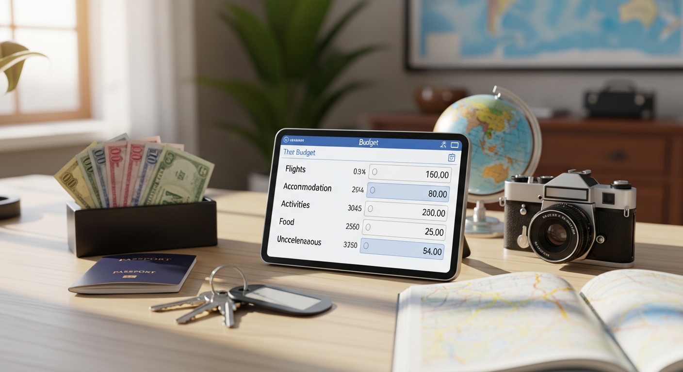 vacation budget planning calculator money travel