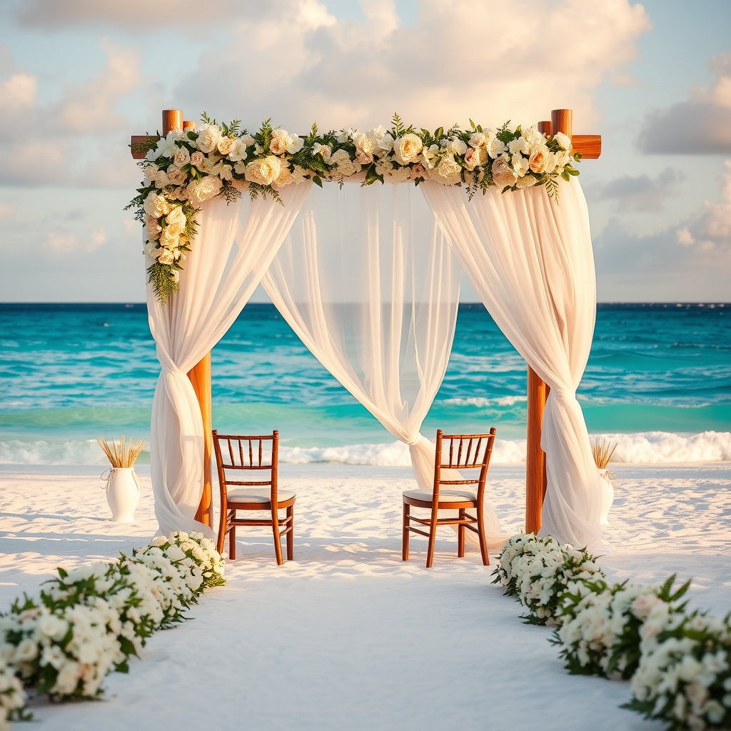 Bodas íntimas en Cancún: consejos para una celebración perfecta en la playa