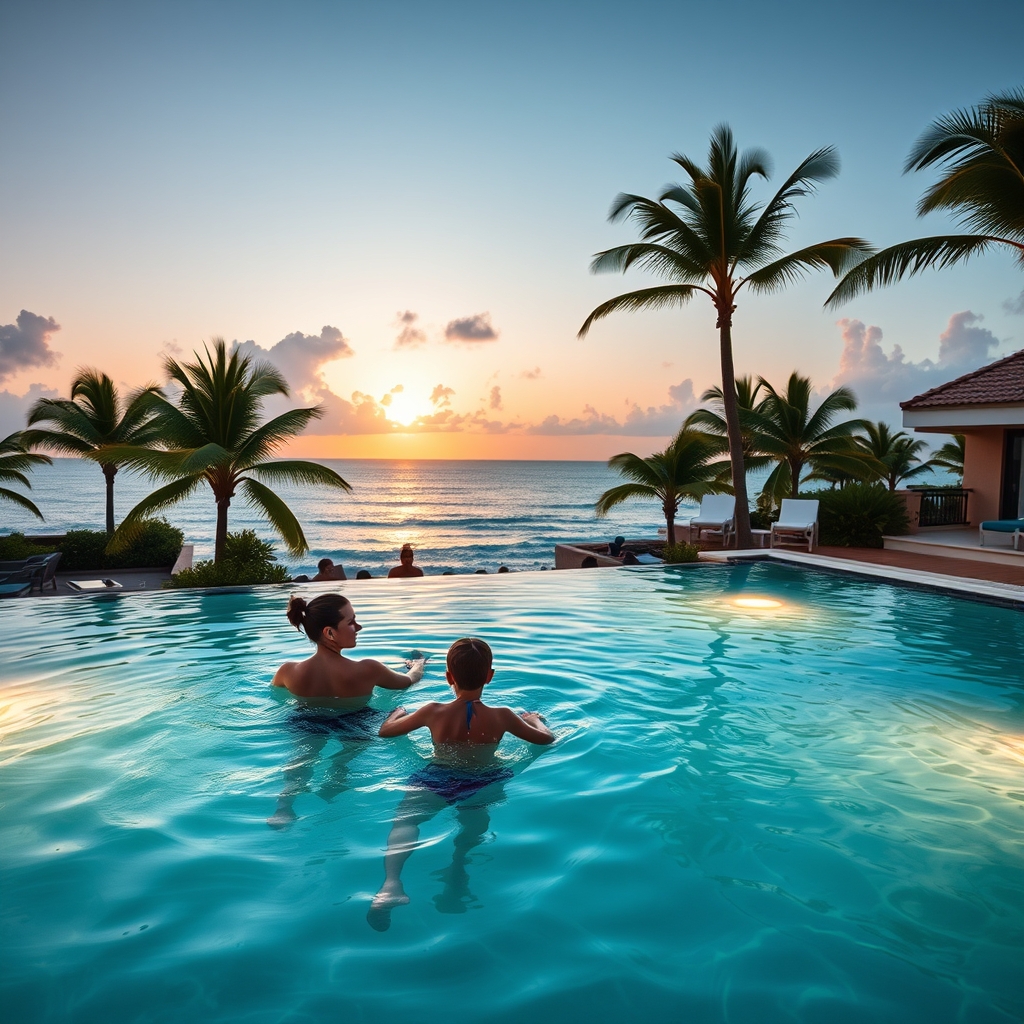 Actividades familiares en el hotel Imperial Las Perlas Cancún