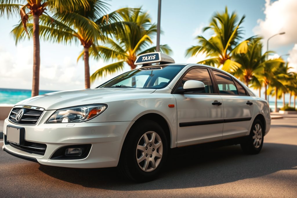 Taxi vs Autobús ADO en Cancún