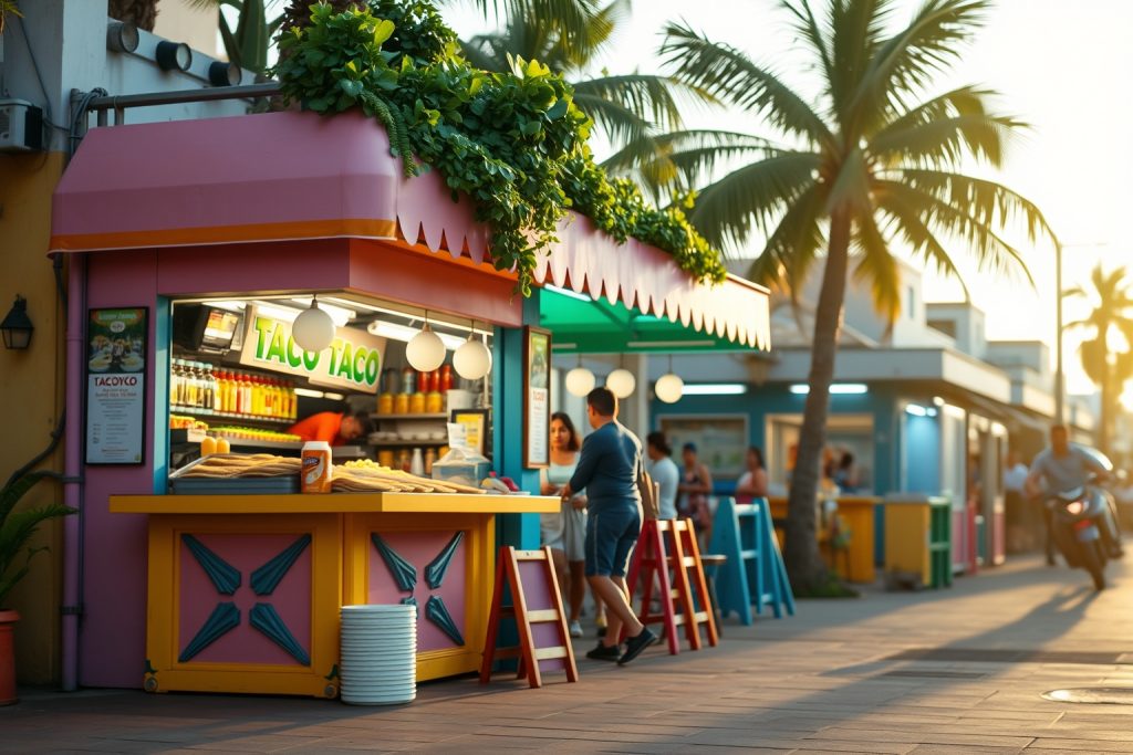 Gastronomía callejera en Cancún: tacos y antojitos seguros